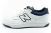 New Balance 480 Herren-Sneaker, Weiß, Marineblau, Modisches Leder