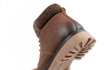 Wrangler Arch Herren Chelsea Boots, elegante Lederstiefelette, Dunkelbraun