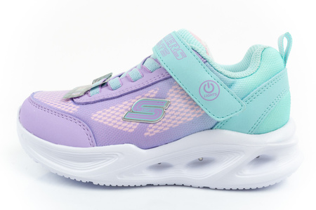 Skechers S Lights-Sola Glow [303714L/TQLV] LED Kinder Sportschuhe, lila.