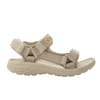 Lee Cooper Damen-Sandalen mit Klettverschluss für den Sommer, hellbeige und cremefarben