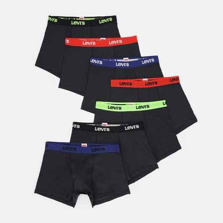 Levi's Herren Boxershort [701225625 001] 7er-Pack, mehrfarbig.