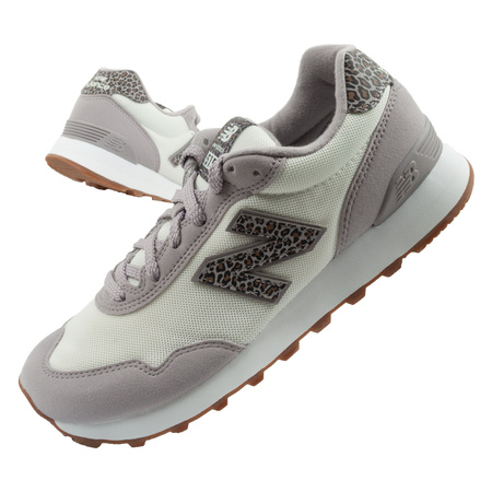 New Balance 515 Damen-Sneaker, modisch, atmungsaktiv, Grau-Leopard