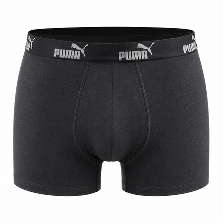 Puma Herren-Boxershorts, 6er-Pack, Schwarz, Grün, Grau