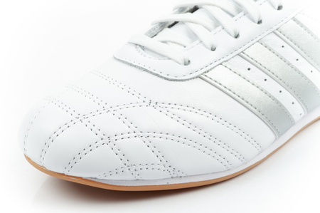 Adidas Taekwondo Lace Damen-Sneaker aus weißem Leder