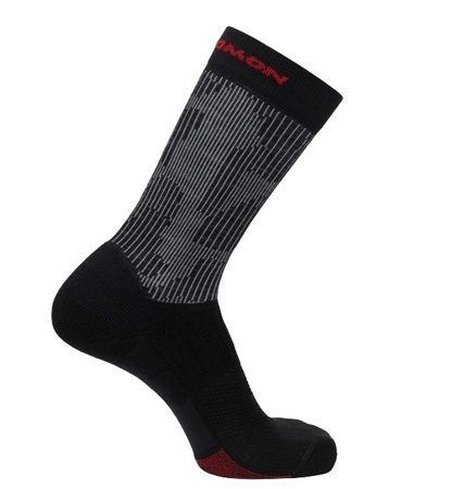 Salomon X Ultra Crew Sportsocken [C19712] zum Wandern, Schwarz.