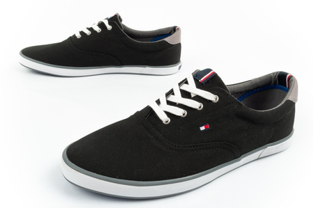 Tommy Hilfiger Herren Sportschuhe Sneakers modisch bequem schwarz [FM56820915]