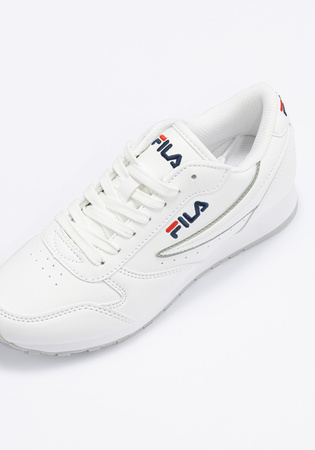 Fila Orbit Low Damen-Sneaker, modisch, bequem, leicht, Weiß, Grau