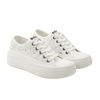 Lee Cooper Damen-Plateau-Sneaker in Weiß mit Schnürung