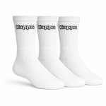 Kappa weiße lange Socken [34113IW 900] 3er-Pack