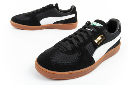 Puma Super Team Og Herrenschuhe Sneakers Leder atmungsaktiv schwarz [390424 08]