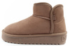 D. Franklin Damen-Winterstiefel, modische, pelzgefütterte, isolierte Stiefeletten in Braun