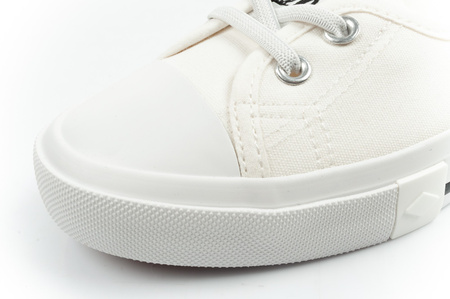 Lee Cooper Damen-Sneaker, weiße Slip-On-Ballerinas