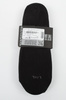 Emporio Armani Calza Micro-Fußsocken, Schwarze Baumwolle, 3er-Pack