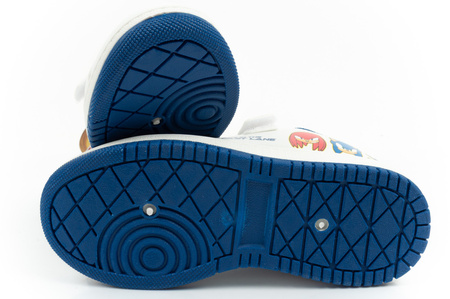 Leomil Kinder-Sneaker „Sonic“ mit Klettverschluss in Weiß