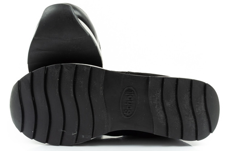 Scholl Beverly Bootie Damenstiefeletten aus schwarzem Leder