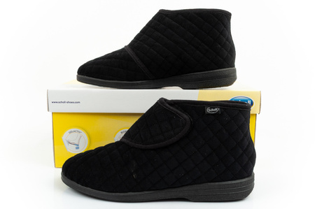 Scholl Lili Knöchelpantoffeln Damen Hausschuhe warm Schlupfschuh Klettverschluss [F301741004]