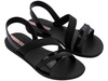 Ipanema Vibrant Damen-Sandalen, modisch und bequem, Schwarz