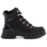 Lee Cooper Winterstiefeletten für Damen – gefütterte Boots in Schwarz