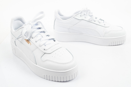 Puma Carina Street Damen-Sneaker aus Leder in Weiß