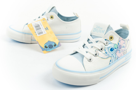 Leomil Kinder-Sportschuhe: Stitch Sneaker, bequem, leicht, weiß