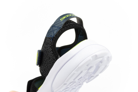 Skechers Kindersandalen [406512L/BKLM], schwarz.