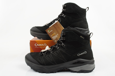 Aku Adapta Gore-Tex Herren-Trekkingschuhe aus Leder, Schwarz