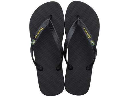 Herren Flip-Flops Schuhe Ipanema Clas Brasil II [80415 22531] Hausschuhe, schwarz.
