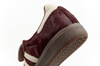 Adidas Samba Damen-Sportschuhe, Modische Leder-Sneaker, Burgunderrot