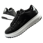 Karl Lagerfeld Herren-Sneaker Kapri, Schwarzes Leder