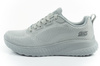 Skechers Bobs Squad Chaos Damen-Sneaker, leicht, modisch, Grau