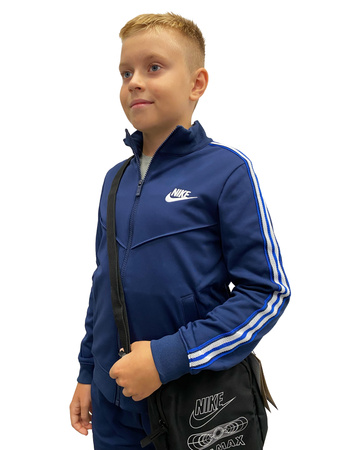 Nike Kinder-Sport-Trainingsanzug für Jungen [FD3061 410], Marineblau.