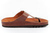 Herren Flip-Flop Schuhe Scholl Jake [F306981011] Leder Flip-Flops, braun.