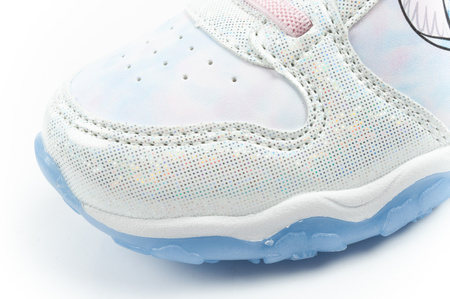 Leomil Kinder-Sportschuhe Stitch Leichte Sneaker mit Klettverschluss und blauen LEDs