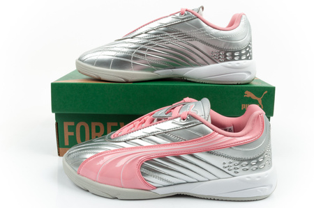 Puma V-S2 Goalgetter Sneaker für Kinder und Jugendliche, modisches Silber