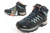 CMP Rigel Damen-Wanderschuhe, Leder, strapazierfähig, wasserdicht, Overknee, Marineblau