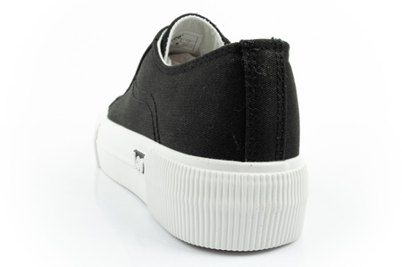 Lee Damen-Sneaker Isla, Schwarze Plateausohle, Komfortabel
