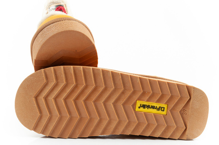 D. Franklin Damen Winterstiefel, modisches Fellfutter, isoliert, Senfgelb