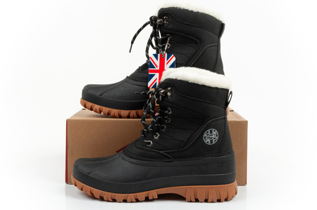 Lee Cooper Damen-Winterschneestiefel mit Schaffell [LCJ-24-44-2868L], schwarz.