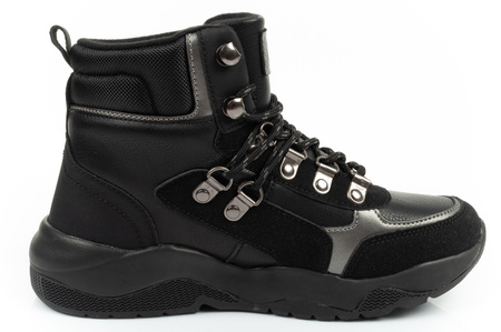 Lee Cooper Damen-Schneestiefel [LCJ-24-03-3048L], schwarz.