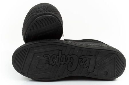 Lee Cooper Damen-Sneaker, modisch, Schwarz