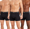 Puma Herren Boxershorts, 3er-Pack, Schwarz, Komfortabel