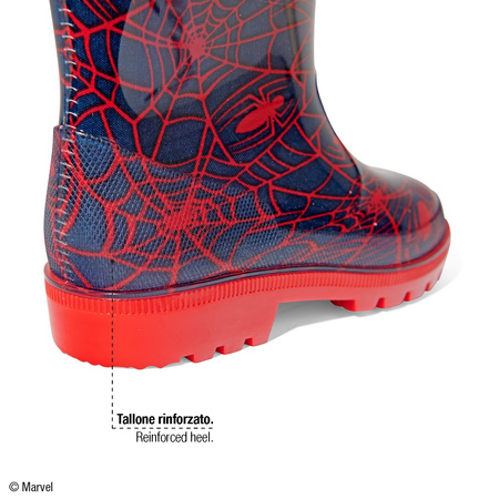 Perletti Spiderman Kinder-Gummistiefel [98073], rot.