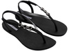 Ipanema Sandal Rio Damen-Flip-Flops, modisch und bequem, Schwarz