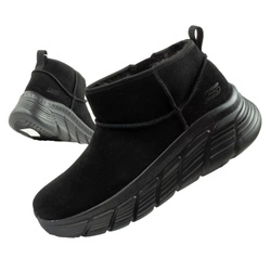 Skechers Damen-Winterstiefel – Isolierte Lederstiefeletten