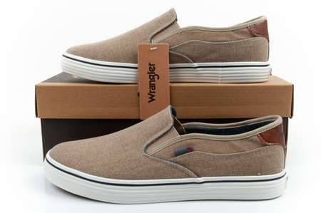 Wrangler Calypso Herren-Sneaker zum Hineinschlüpfen, Braun, Komfortabel