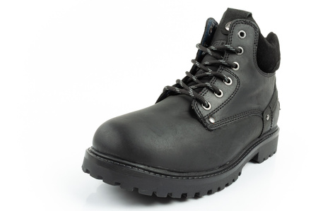 Wrangler Yuma Herren Chelsea Boots, elegante Lederstiefelette, Schwarz