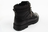 Wrangler Gillen Herren-Ankle-Boots mit Fellfutter, Schwarz, Modische, gefütterte Stiefel