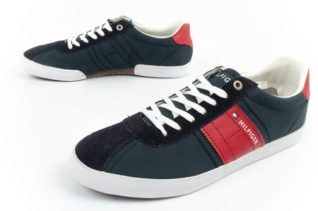 Tommy Hilfiger Herrenschuhe Sneakers modisch bequem marineblau [FM56821095 403]