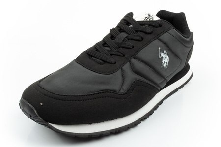 U.S. Polo Assn. Herren-Sneaker, modisch, bequem, Schwarz