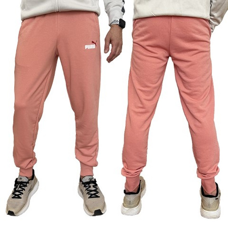 Herren Sport-Jogginghose Puma Ess+ 2 Col Logo [586768 62], pfirsich.